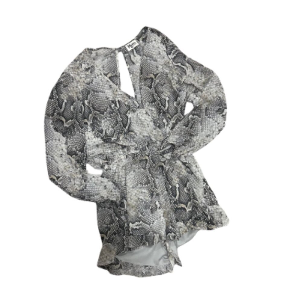 Show Me Your Mumu Snake Print Romper – Size M
